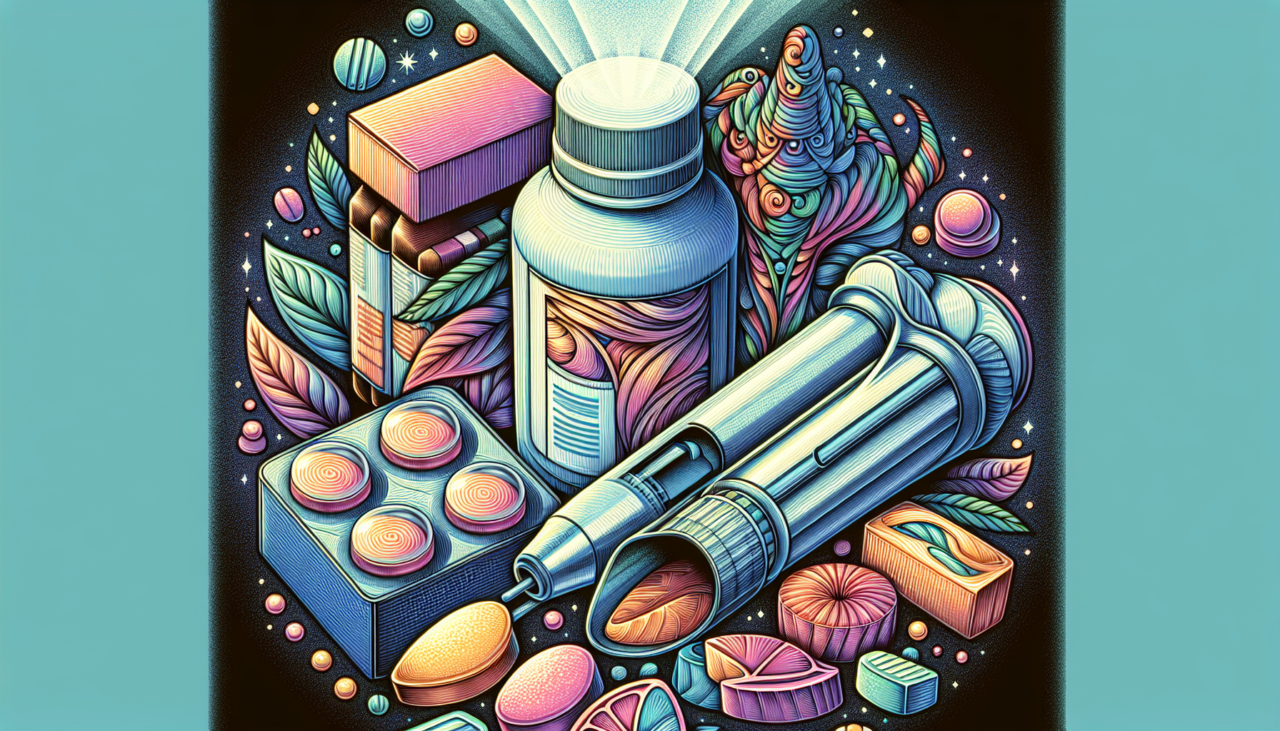 Illustration of over-the-counter medications
